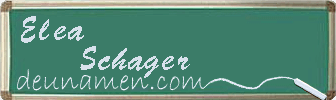 Elea Schager Visitenkarte